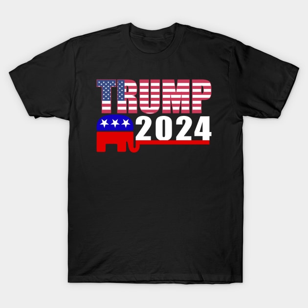 Trump 2024 T-Shirt by Nolinomeg